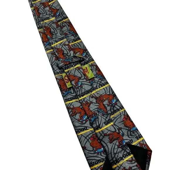 Cartoon Network Scooby Doo 100% Silk Tie Skateboarding sport office Novelty Gift - Picture 6 of 8